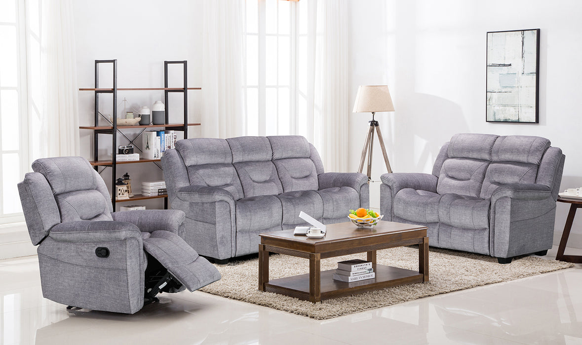 Dudley 1 Seater Reclining Sofa Grey