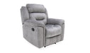 Dudley 1 Seater Reclining Sofa Grey