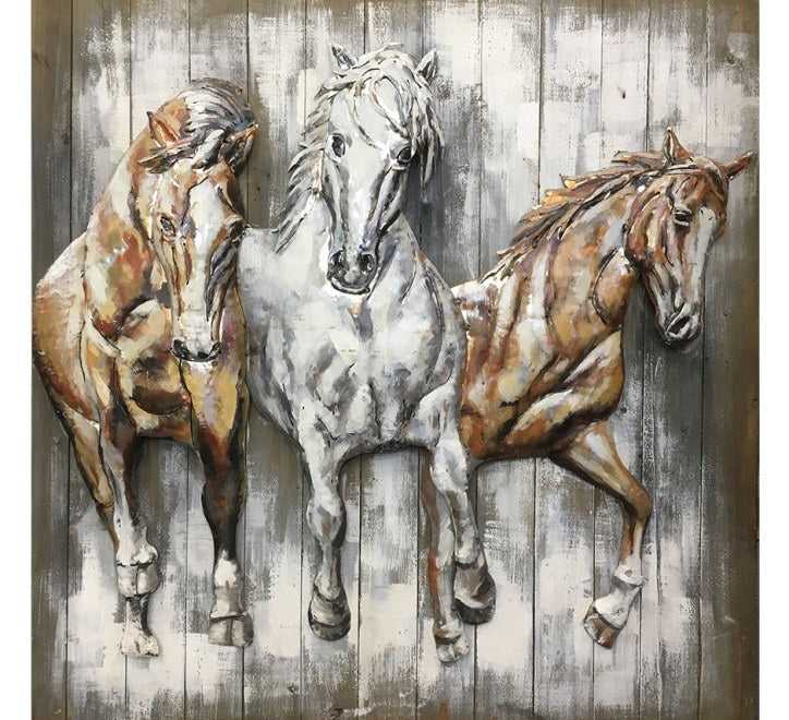 Trio of Horses- Wall Art