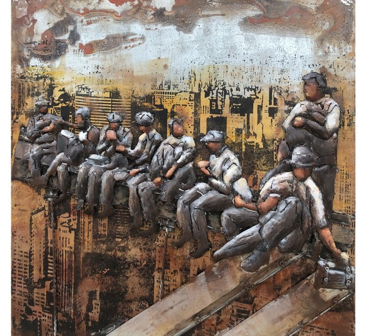 Iconic NYC Workmen Scene- Wall Art