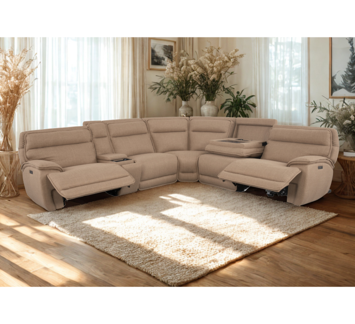 Louise Fabric Corner Sofa