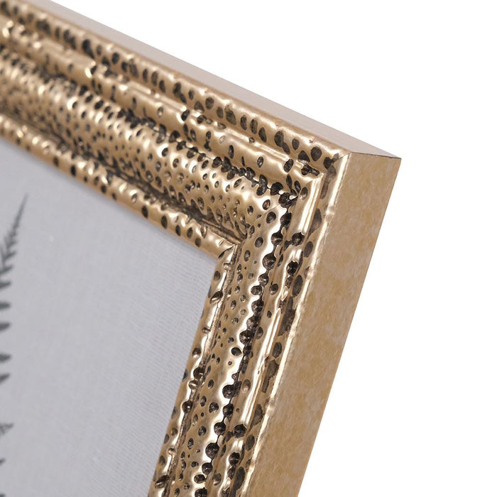 Antique Gold Textured Photo Frame