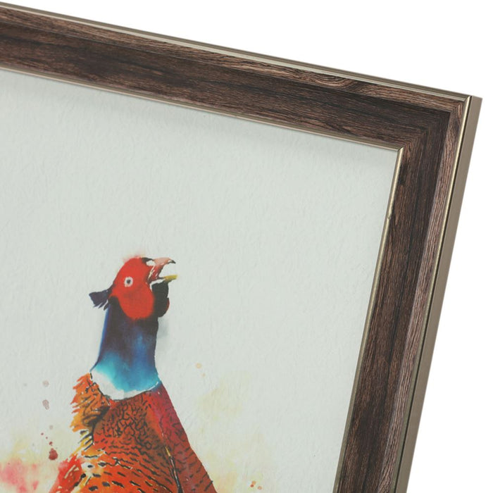 Country Heritage Standing Pheasant Framed Picture – 50x50cm