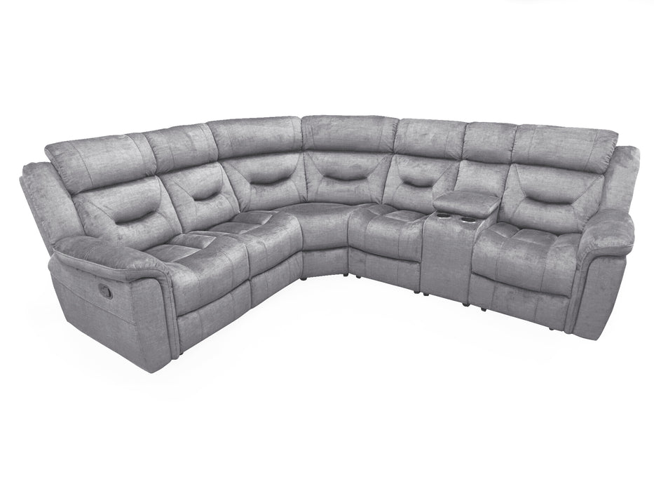 Dudley Corner Group Recliner Grey