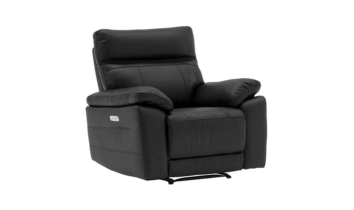 Positano 1 Seater Electric Recliner Light Grey