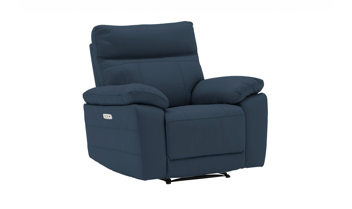 Positano 1 Seater Electric Recliner Light Grey