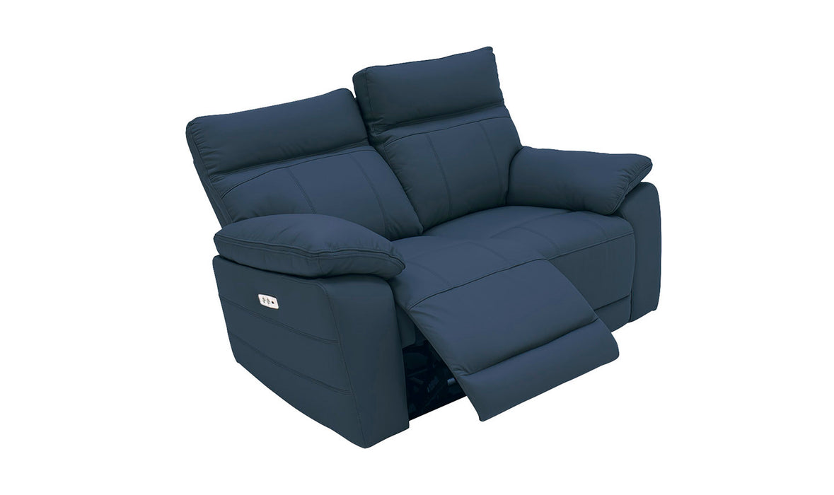 Positano 2 Seater Electric Recliner Light Grey