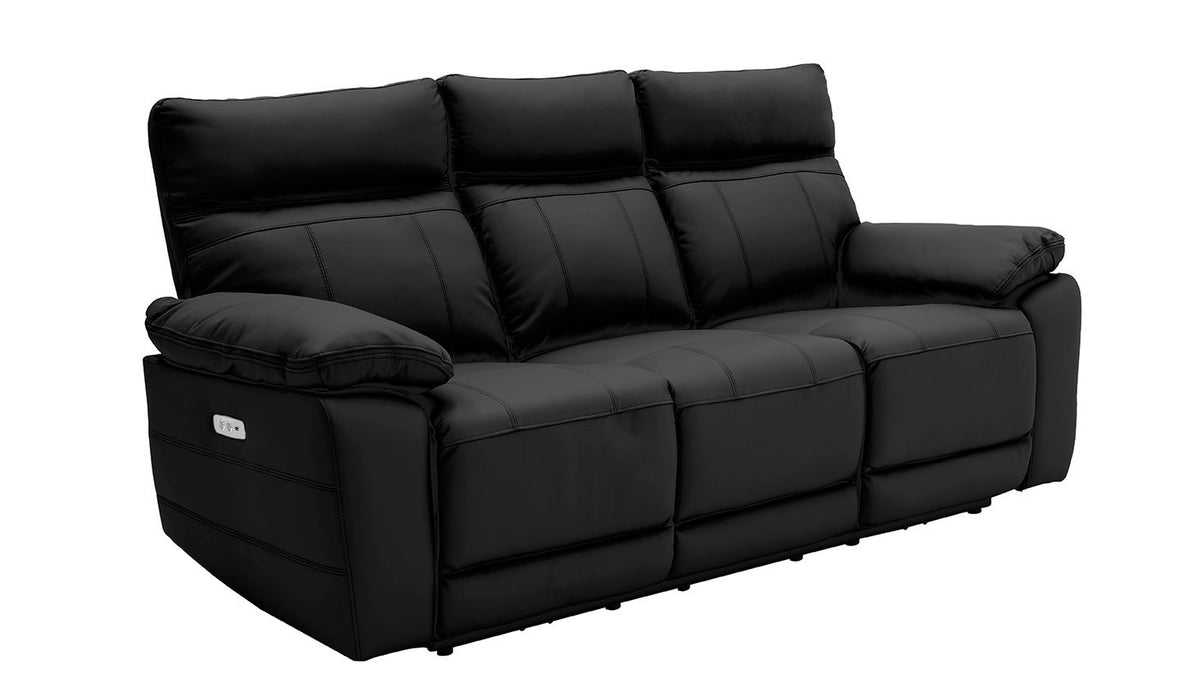 Positano 3 Seater Electric Recliner Light Grey