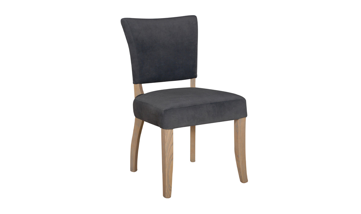 Duke Velvet Dining Chair Blue
