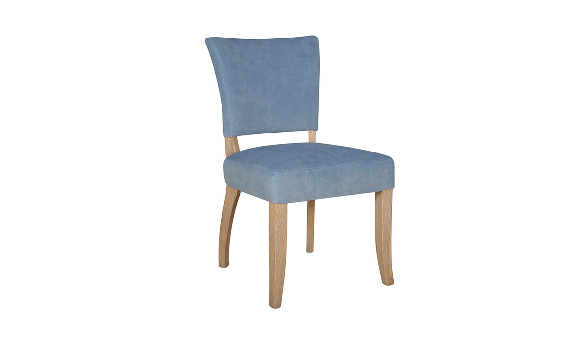 Duke Velvet Dining Chair Blue