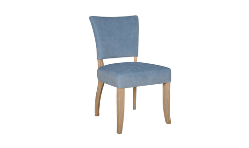 Duke Velvet Dining Chair Blue
