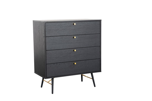 Barcelona 4 Drawer Chest of Drawers Black
