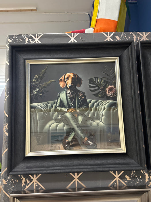 Cindy Patton Daschund In Suit