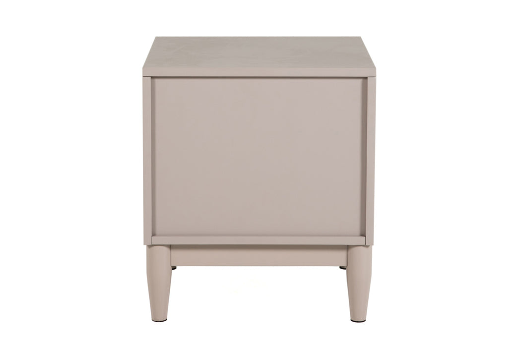 Alesta Bedside Table Grey