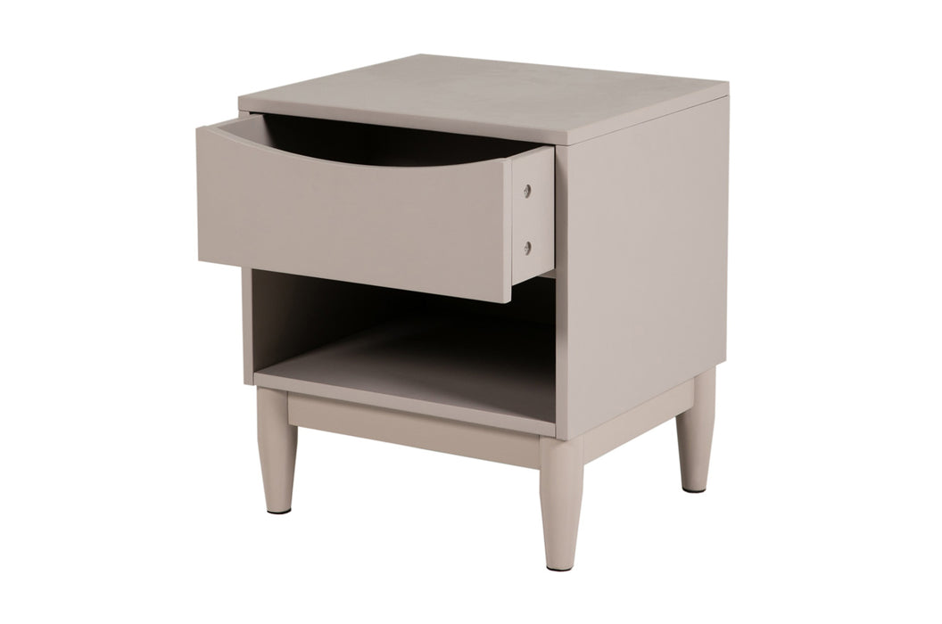 Alesta Bedside Table Grey