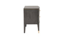 Diletta 2 Drawer Bedside Table Ebony