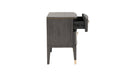 Diletta 2 Drawer Bedside Table Ebony