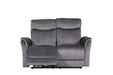 Mortimer 2 Seater Electric Recliner Graphite