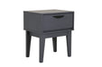 Luna Bedside Table Dark Grey