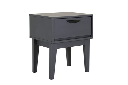 Luna Bedside Table Dark Grey