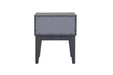 Luna Bedside Table Dark Grey