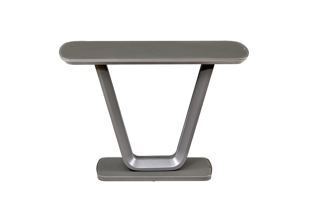 Lazzaro Console Table Graphite Grey