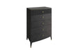 Diletta 5 Drawer Chest of Drawers Ebony