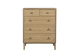 Hadley Medium 5 Drawer Chest of Drawers Natural
