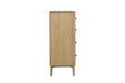 Hadley Medium 5 Drawer Chest of Drawers Natural