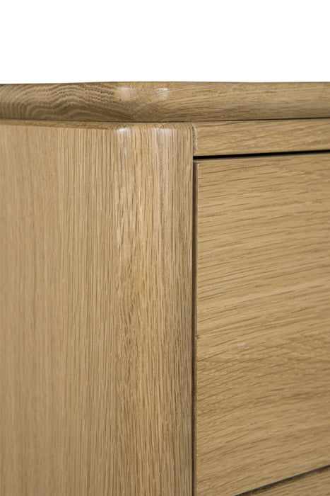 Hadley Tall 5 Drawer Chest of Drawers Natural