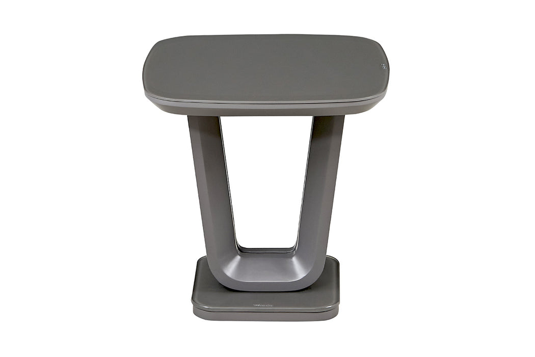Lazzaro Lamp Table Graphite Grey