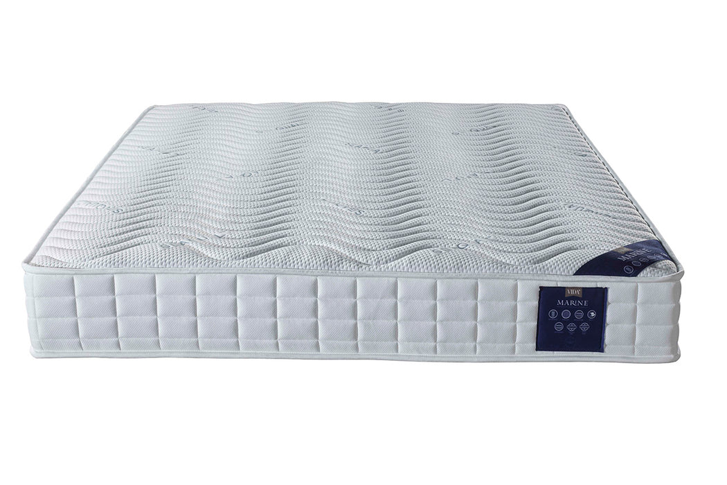 Marine 4ft 6 Mattress White