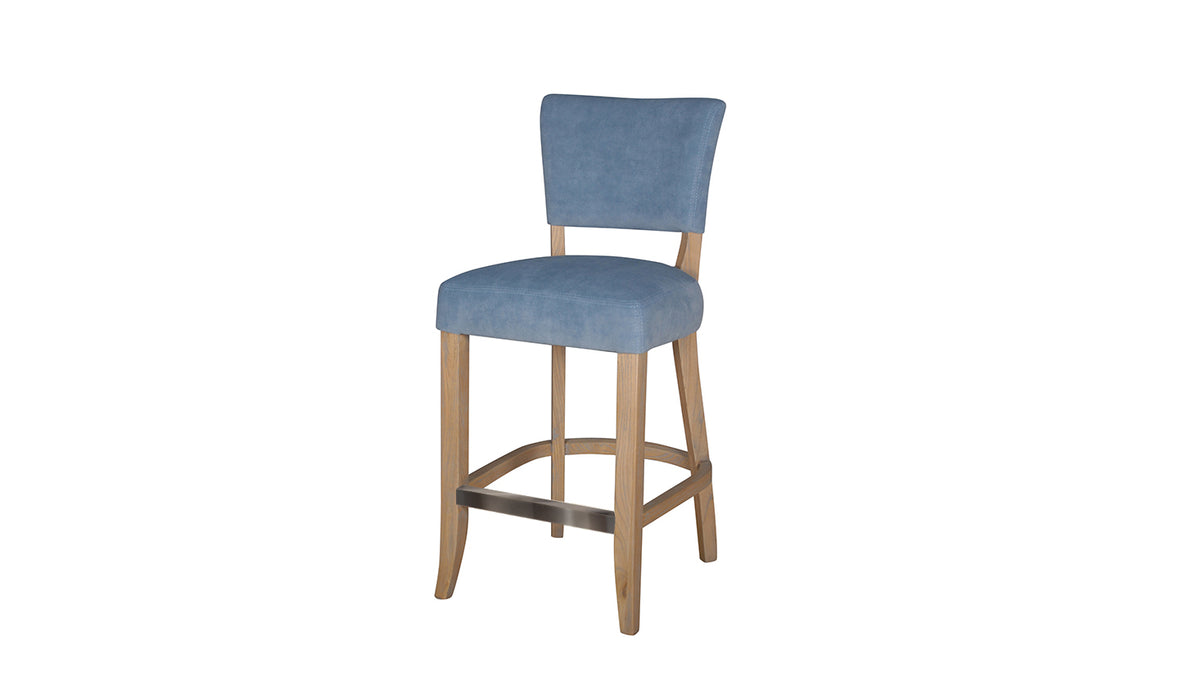 Duke Bar Chair Ink Blue