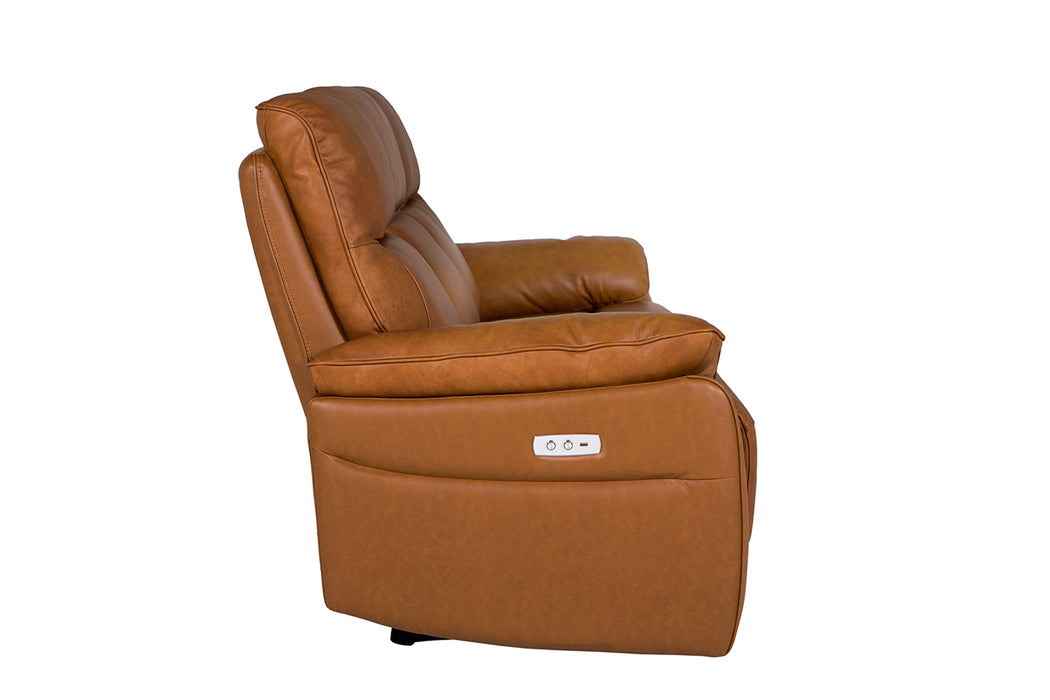 Nerano 2 Seater Electric Recliner Tan