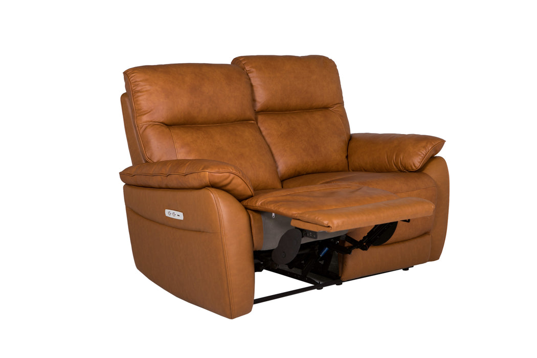 Nerano 2 Seater Electric Recliner Tan