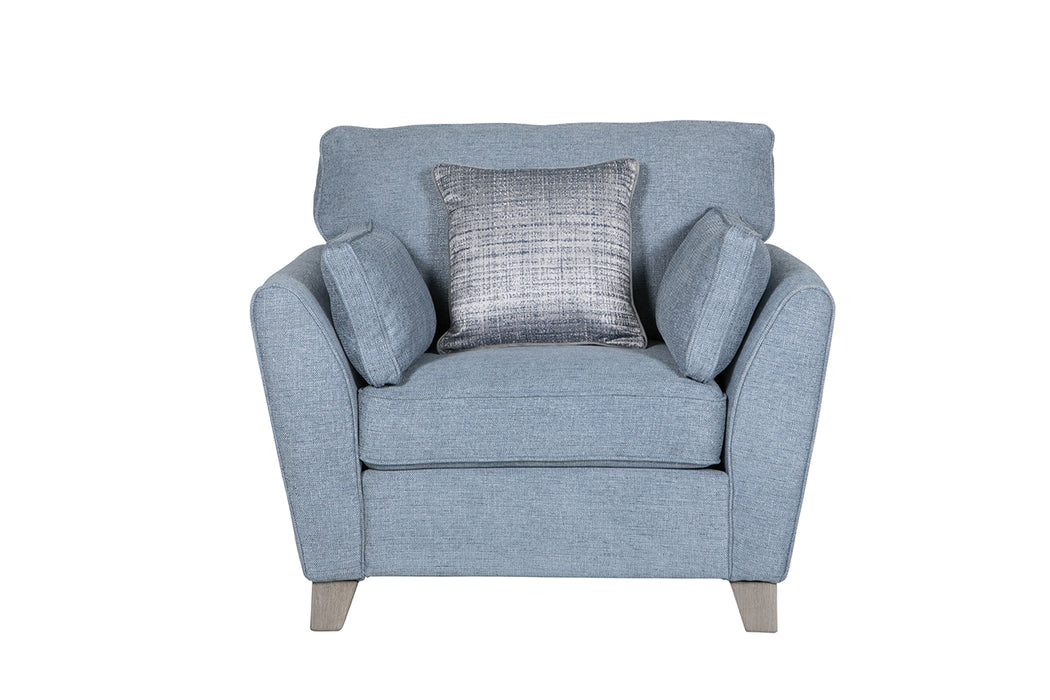 Cantrell 1 Seater Sofa Blue