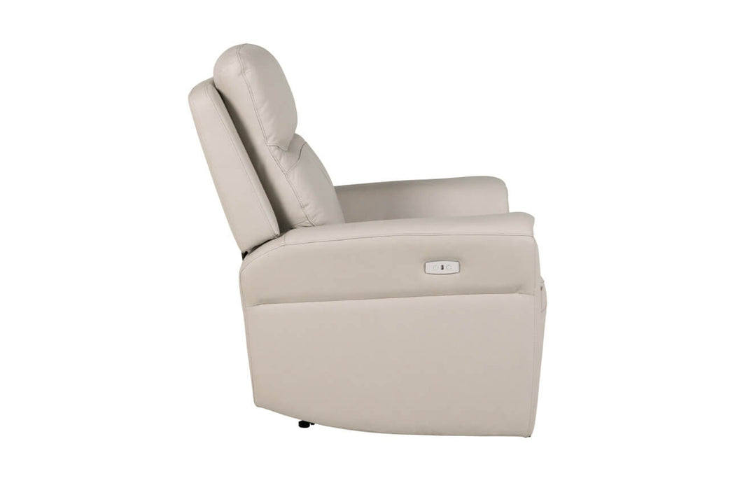 Russo 1 Seater Electric Recliner Stone