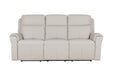 Russo 3 Seater Electric Recliner Stone