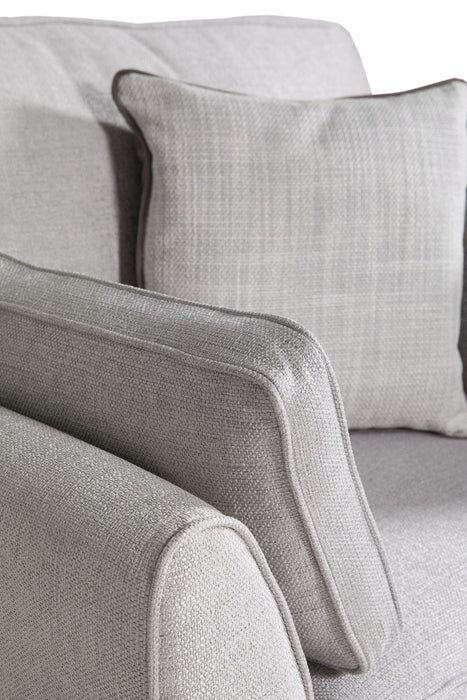 Cantrell 3 Seater Sofa Light Grey