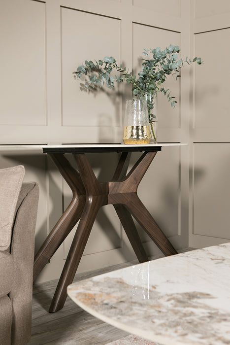 Ariya Console Table Brown