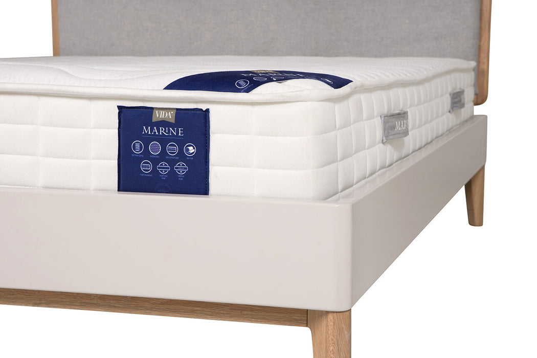 Marine 4ft 6 Mattress White