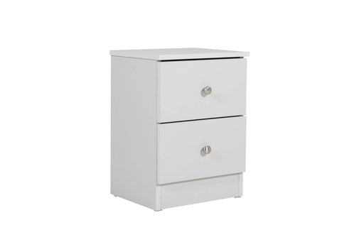 Levi Bedroom Bedside Table Light Grey