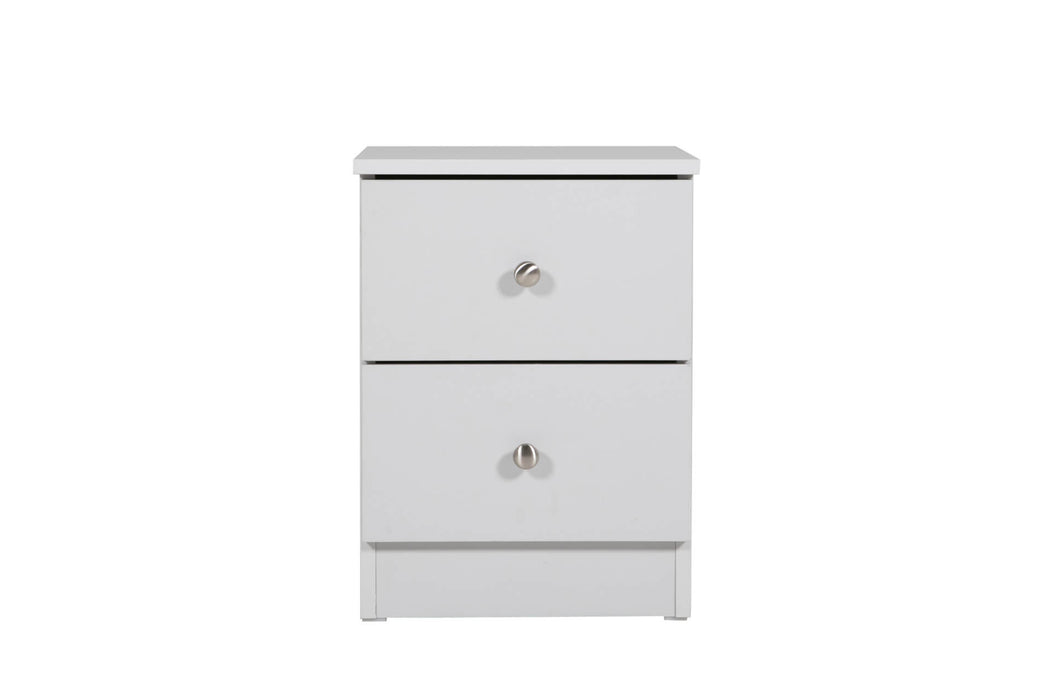Levi Bedroom Bedside Table Light Grey
