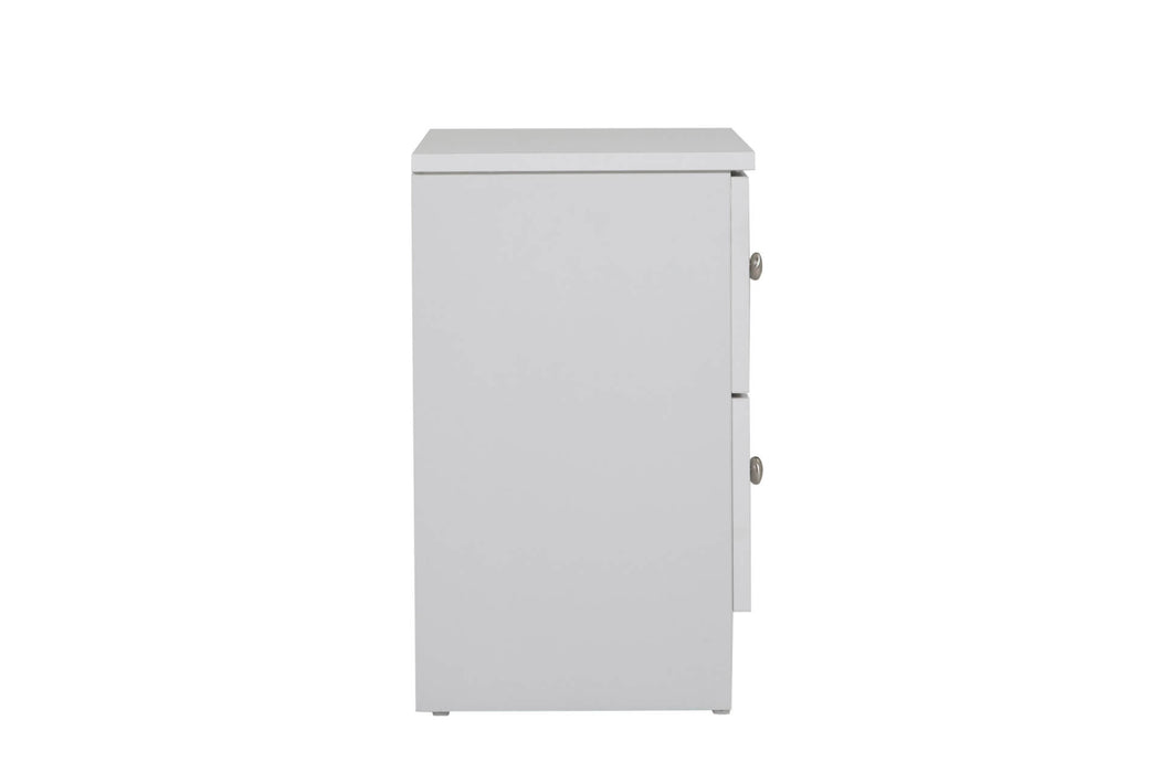 Levi Bedroom Bedside Table Light Grey