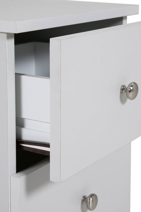 Levi Bedroom Bedside Table Light Grey