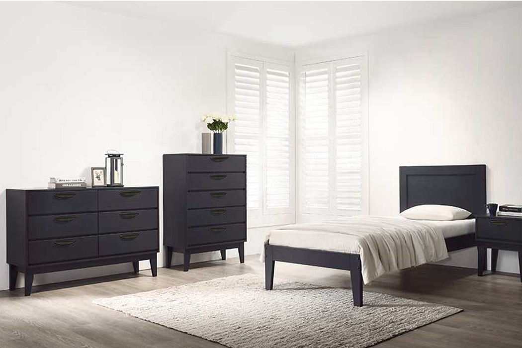 Luna 3ft Bed Dark Grey
