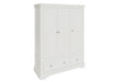 Mabel 3 Door 2 Drawer Wardrobe Bone