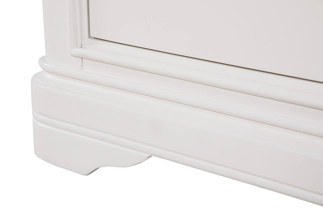 Mabel 3 Door 2 Drawer Wardrobe Bone