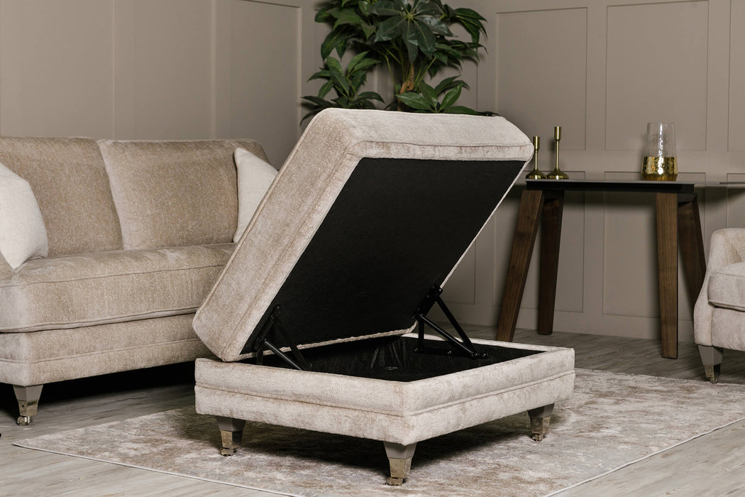 Belvedere Ottoman Mink