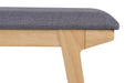 Cooper Dining Bench Grey